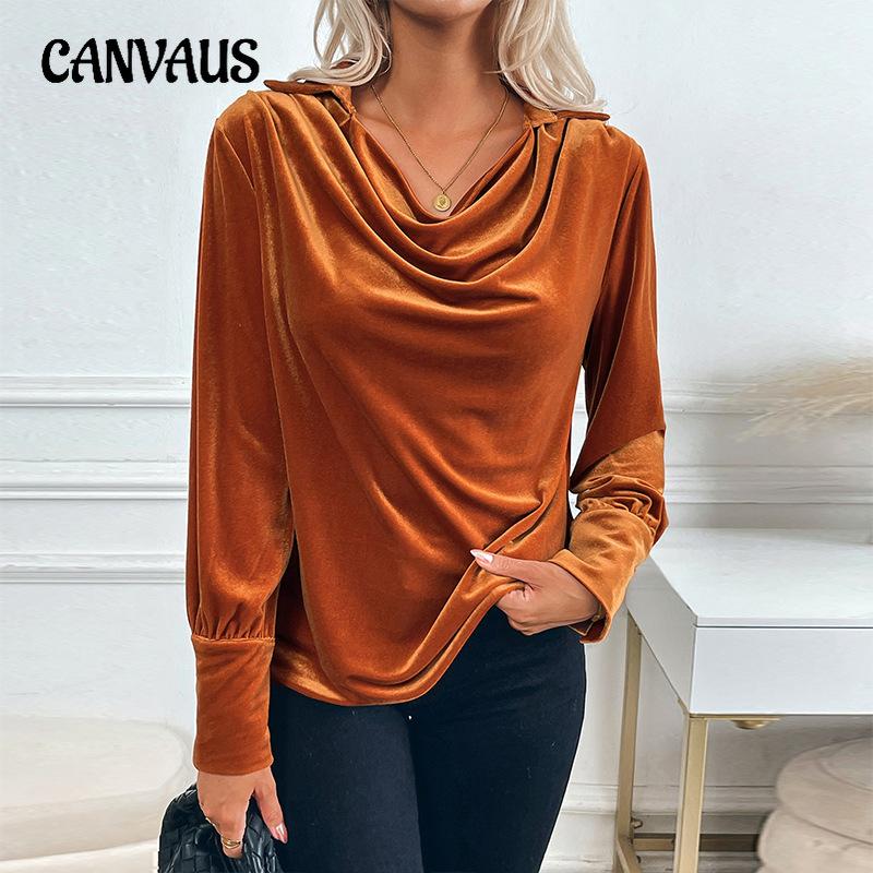 Temperament Vintage Velvet Shirt Elegant Swing Воротник Женская блузка S коричневый
Temperament Vintage Velvet Shirt Elegant Swing Воротник Женская блузка S коричневый