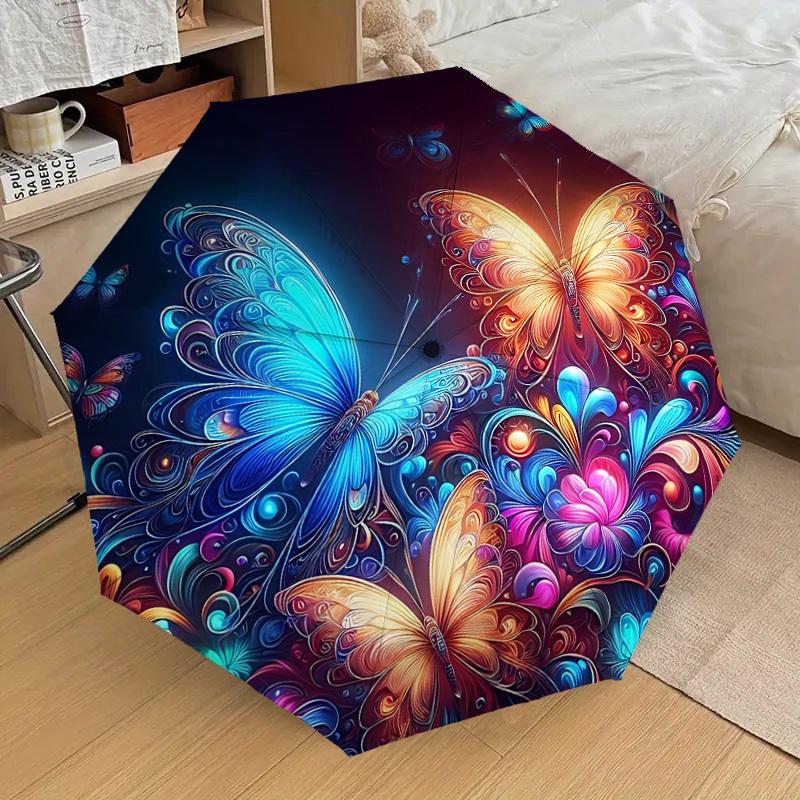 1pc Butterfly Floral Pattern Automatic Open/Close Umbrella, 8-Rib Sturdy Frame, Umbrella for Travel, Everyday, Formal Events yy251126013
1pc Butterfly Floral Pattern Automatic Open/Close Umbrella, 8-Rib Sturdy Frame, Umbrella for Travel, Everyday, Formal Events yy251126013
