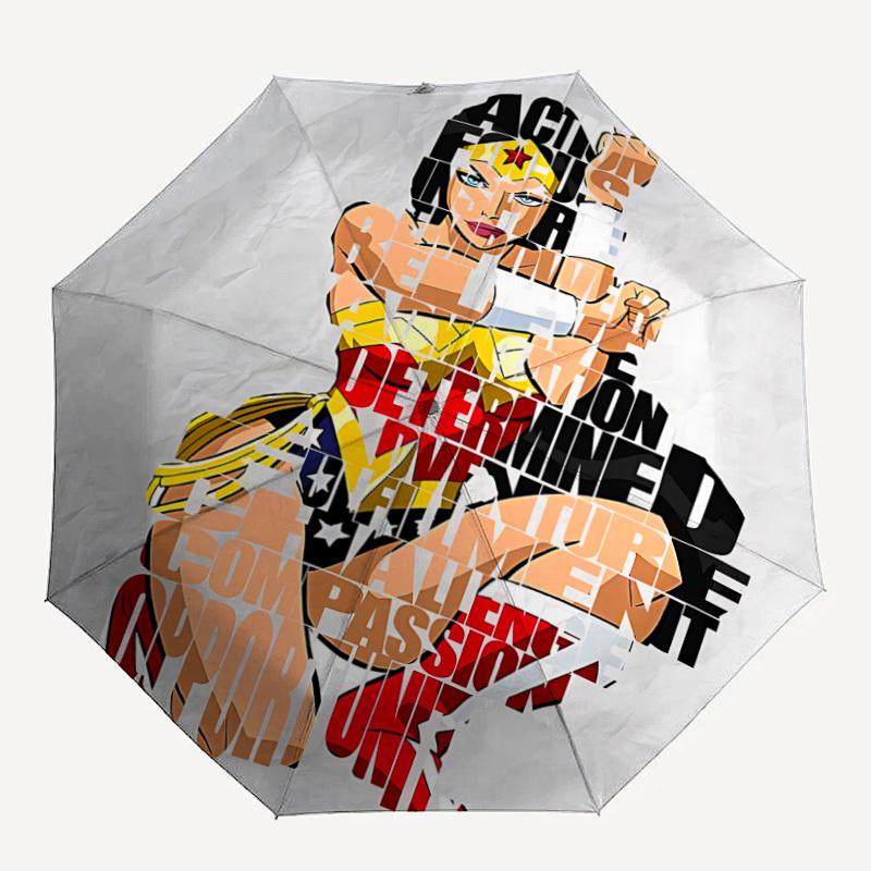1pc Wonder Woman Automatic Folding Umbrella - Compact 8-Rib Design, Durable Plastic & Iron, Lightweight for Outdoor Daily Use21163
1pc Wonder Woman Automatic Folding Umbrella - Compact 8-Rib Design, Durable Plastic & Iron, Lightweight for Outdoor Daily Use21163