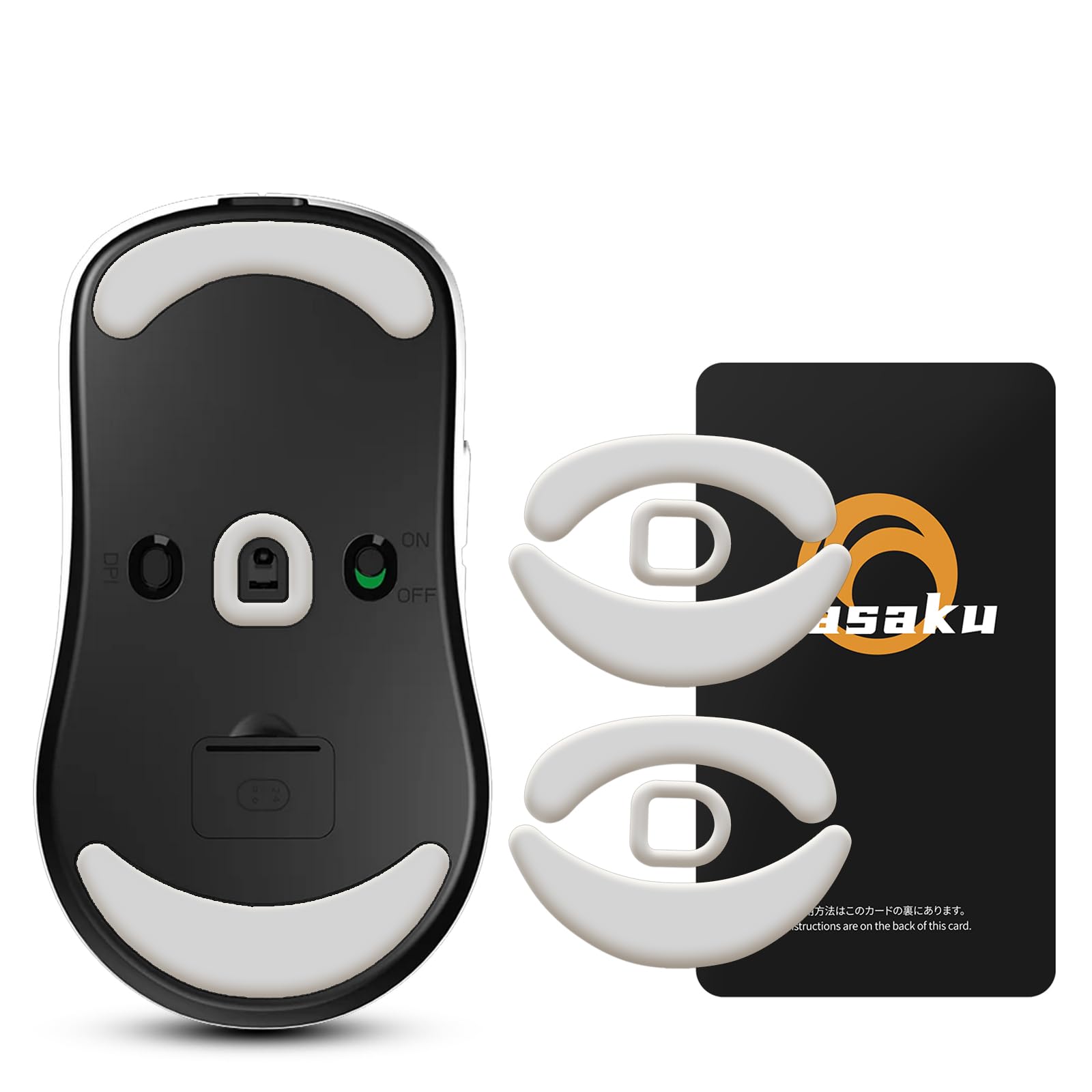 Two Sets of Hasaku Slide Series Mouse Feet for Ninjutso Sora V2 Gaming Improved Mouse Movement (Round Edge) Mouse,
Two Sets of Hasaku Slide Series Mouse Feet for Ninjutso Sora V2 Gaming Improved Mouse Movement (Round Edge) Mouse,