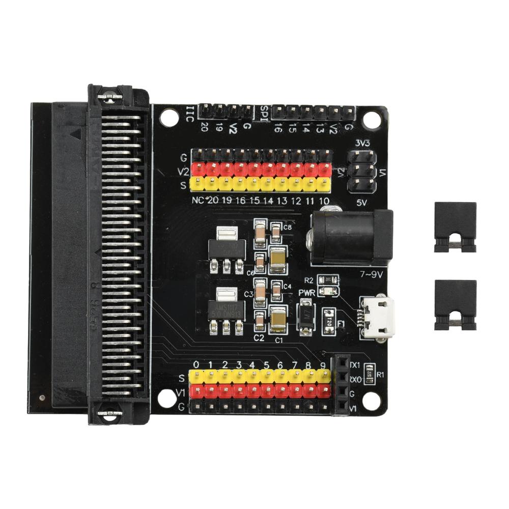 Sensor Expansion Board Module Shield V2 For 3.3V 5V Python Programming Development Micro USB/DC 5.5*2.1mm Interface
Sensor Expansion Board Module Shield V2 For 3.3V 5V Python Programming Development Micro USB/DC 5.5*2.1mm Interface