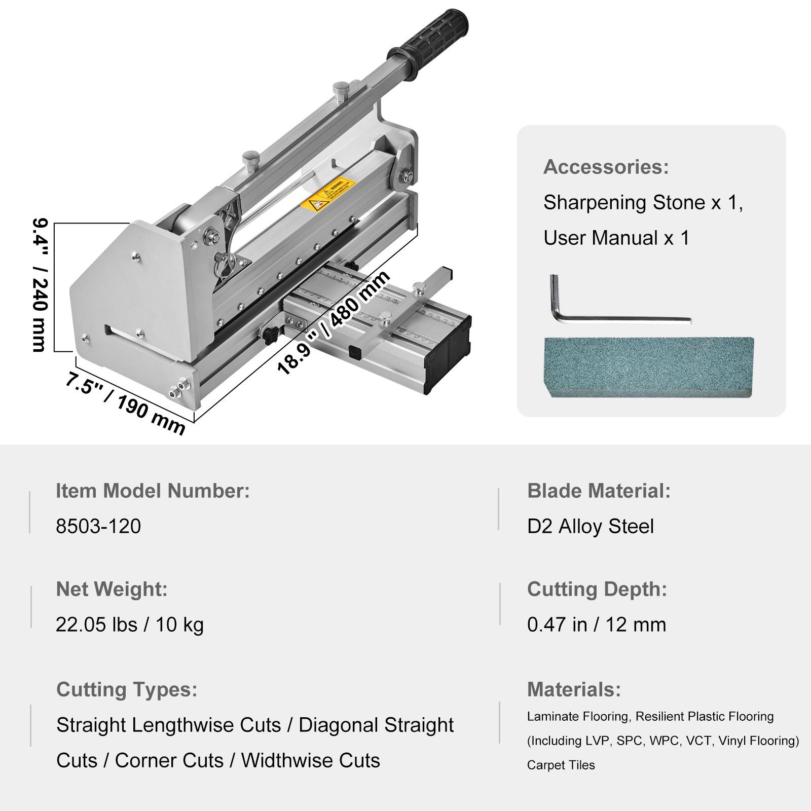 SucceBuy Floor Cutter 13 inch Cuts Vinyl Plank Laminate Engineered Hardwood Siding 0.47in Cutting Depth Effortless Easy Cutting
SucceBuy Floor Cutter 13 inch Cuts Vinyl Plank Laminate Engineered Hardwood Siding 0.47in Cutting Depth Effortless Easy Cutting