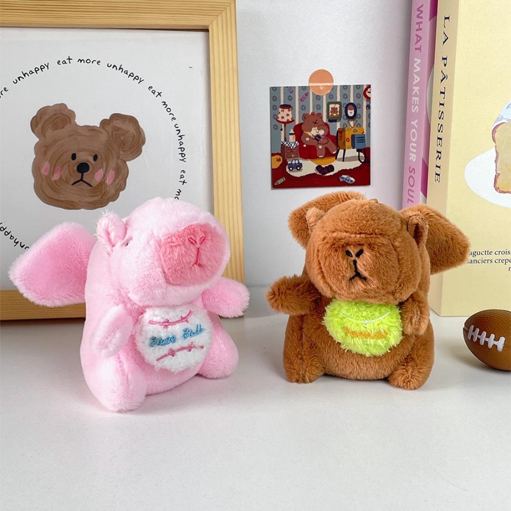 With Wings Capybara Plush Pendant Pull Rope Capybara Plushie Doll Capybara Plush Keyring Girls Pink-Pearl Chain
With Wings Capybara Plush Pendant Pull Rope Capybara Plushie Doll Capybara Plush Keyring Girls Pink-Pearl Chain