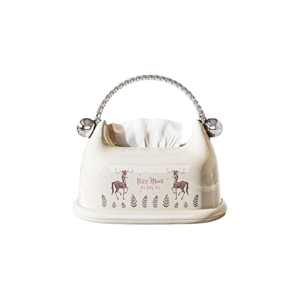 Practical Plastic Handbag Shape Tissue Box Decorative with Spring Paper Drawer Box High Aesthetic Desktop Tissue Holder Kitchen
Practical Plastic Handbag Shape Tissue Box Decorative with Spring Paper Drawer Box High Aesthetic Desktop Tissue Holder Kitchen