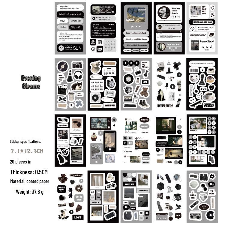 Ретро Англійські Деко Наклейки - Попередньо вирізаний Матеріал для DIY Декору Журналу від Ю Сянь
Ретро Англійські Деко Наклейки - Попередньо вирізаний Матеріал для DIY Декору Журналу від Ю Сянь