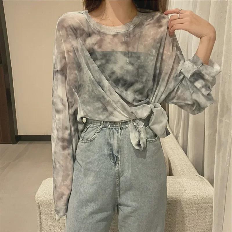 Sun Protection Tie-Dye Women s Mesh Long Sleeve T-shirt - Chic Summer Design Extra Large синій
Sun Protection Tie-Dye Women s Mesh Long Sleeve T-shirt - Chic Summer Design Extra Large синій