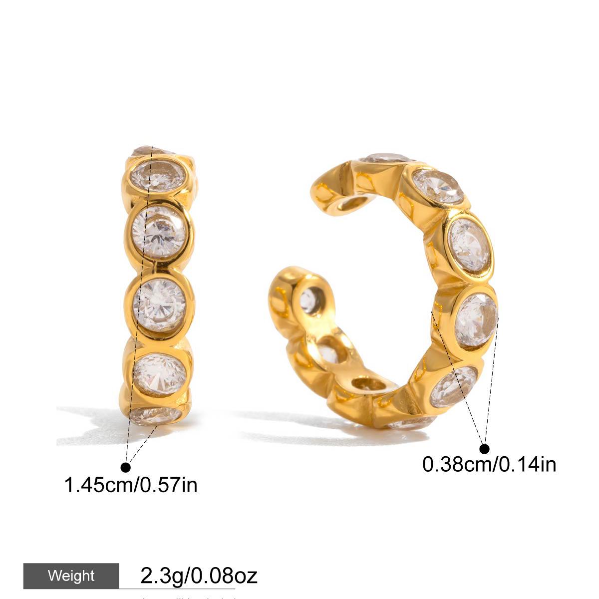 Yori Popular Shiny Cubic Zirconia Pendant Earrings 18k Gold Pvd Plated Popular Daily Classy Waterproof Jewelry Accessory
Yori Popular Shiny Cubic Zirconia Pendant Earrings 18k Gold Pvd Plated Popular Daily Classy Waterproof Jewelry Accessory