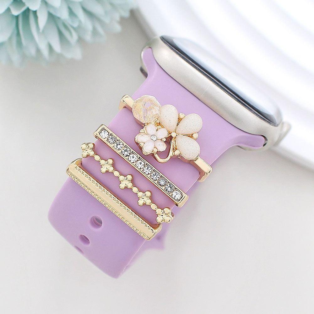 4Pcs Diamond Decorative Ring Flower Wristbelt Charms for Apple Watch Band for Apple Watch Band золотий
4Pcs Diamond Decorative Ring Flower Wristbelt Charms for Apple Watch Band for Apple Watch Band золотий