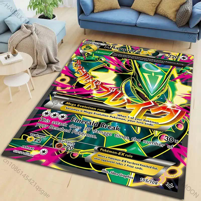 Pokémon Card Pikachu Charizard Squirtle Print Carpet Rug for Living Room Bedroom Sofa Decor Home Area Rug Non-slip Mat Play Rugs 100x120cm
Pokémon Card Pikachu Charizard Squirtle Print Carpet Rug for Living Room Bedroom Sofa Decor Home Area Rug Non-slip Mat Play Rugs 100x120cm