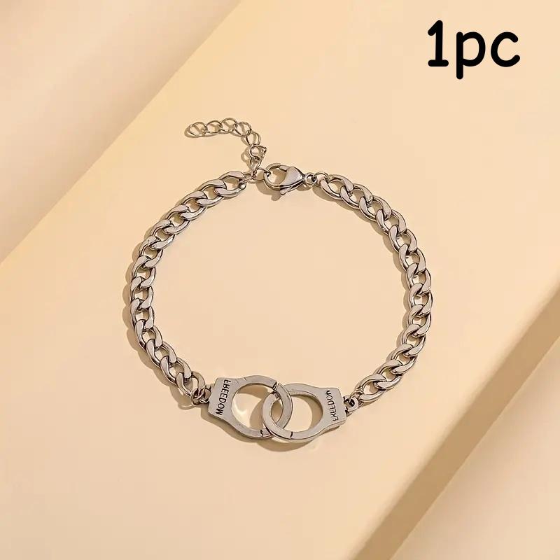 Handcuffs and bracelets for women, cute and fashionable bracelets for daily wear, holiday gifts 1pc
Handcuffs and bracelets for women, cute and fashionable bracelets for daily wear, holiday gifts 1pc