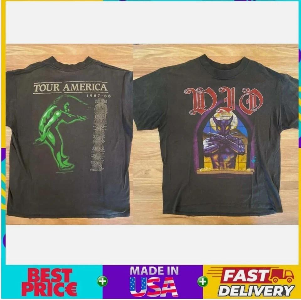 1987 Dio Rock US Tour 2 Sided 80s Vintage Music 100_ Cotton Shirt Unisex T-Shirt XXL
1987 Dio Rock US Tour 2 Sided 80s Vintage Music 100_ Cotton Shirt Unisex T-Shirt XXL