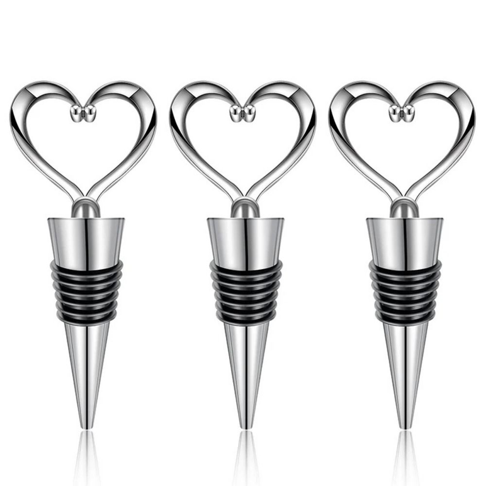 Heart-Shaped Metal Wine Corks Reusable Bottle Corkscrew Durable Wine Sealer Plug Kitchen
Heart-Shaped Metal Wine Corks Reusable Bottle Corkscrew Durable Wine Sealer Plug Kitchen