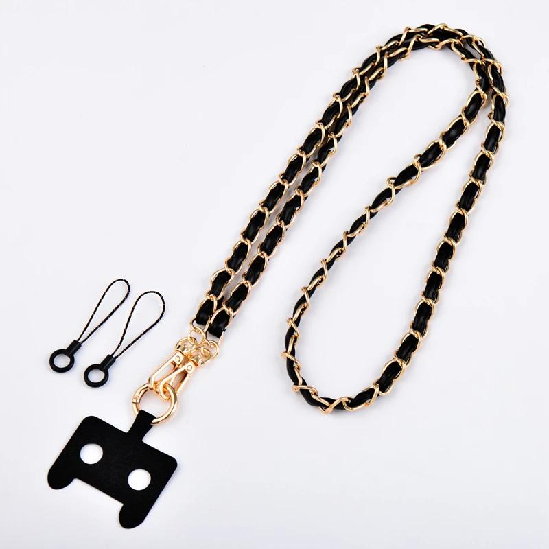 Phone Strap Anti-lost Lanyard phone charm Holder Mobile Accessories Crossbody Necklace Cord Chain Black Color for All Phone Case
Phone Strap Anti-lost Lanyard phone charm Holder Mobile Accessories Crossbody Necklace Cord Chain Black Color for All Phone Case