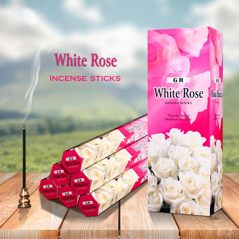 Y 120 Sticks Indian Incense White Rose Meditation Yoga Bedroom Household Incense Hotel Purifying Air Deodorization Aromatherapy white rose
Y 120 Sticks Indian Incense White Rose Meditation Yoga Bedroom Household Incense Hotel Purifying Air Deodorization Aromatherapy white rose
