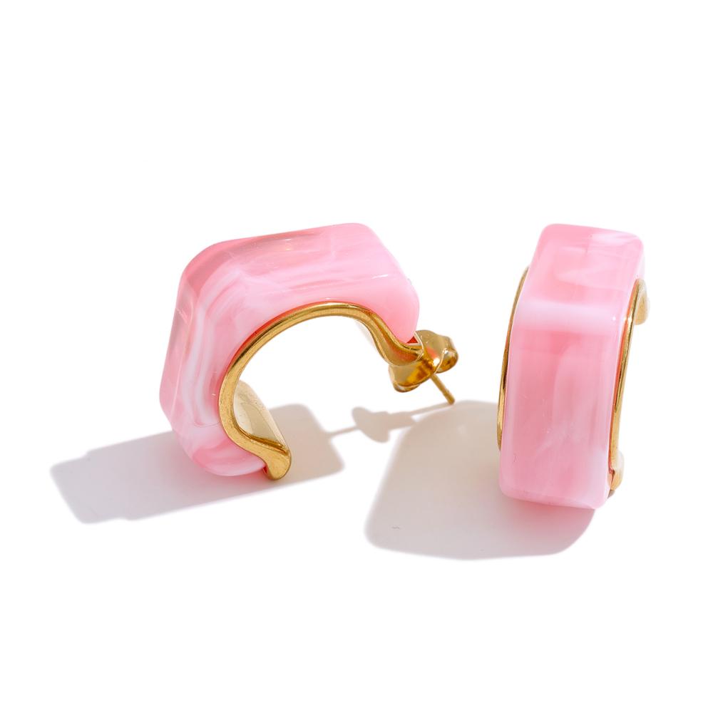 Yhpup 6 Color Resin Acrylic Joyful Candy Earrings for Women Stainless Steel Spring Summer Sweet Youth Fashion Colorful Jewelry
Yhpup 6 Color Resin Acrylic Joyful Candy Earrings for Women Stainless Steel Spring Summer Sweet Youth Fashion Colorful Jewelry