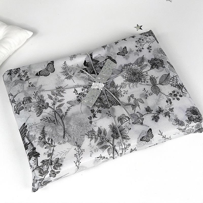 10/50PCS Aesthetic Gift Wrapping Sheets Eco-Friendly Black Floral Bird Tissue Paper High-Quality 50x35cm 10pcs чорний
10/50PCS Aesthetic Gift Wrapping Sheets Eco-Friendly Black Floral Bird Tissue Paper High-Quality 50x35cm 10pcs чорний