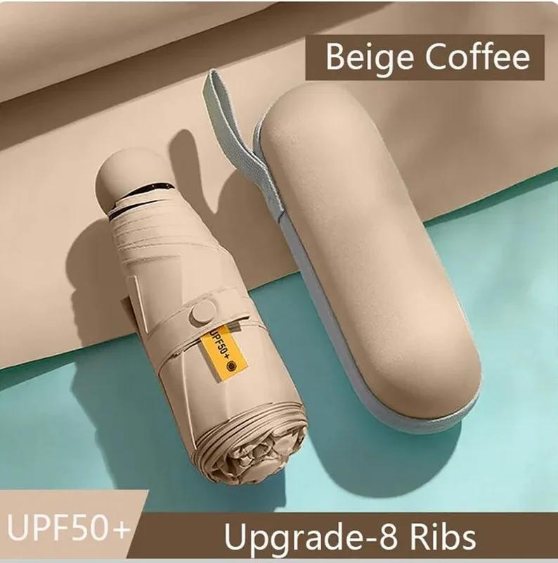 Компактный зонт от солнца с 8 ребрами - Защита от УФ-лучей, Складной, и поставляется с защитным чехлом-капсулой Iron&8K светло-желтого
Компактный зонт от солнца с 8 ребрами - Защита от УФ-лучей, Складной, и поставляется с защитным чехлом-капсулой Iron&8K светло-желтого