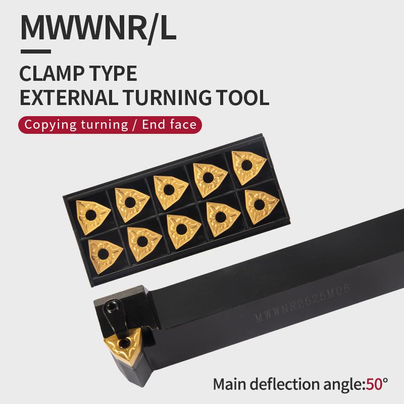 MWWNR2020K08 MWWNR2525M08 MWWNL2525M08 Внешний токарный держатель инструмента WNMG08 Твердосплавные пластины MWWNR/L Режущий инструмент для токарных станков с ЧПУ
MWWNR2020K08 MWWNR2525M08 MWWNL2525M08 Внешний токарный держатель инструмента WNMG08 Твердосплавные пластины MWWNR/L Режущий инструмент для токарных станков с ЧПУ