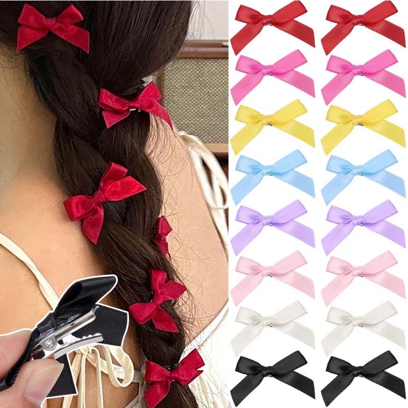 1/10Pcs Colors Silk Ribbon Bowknot Hair Clip Fashion Sweet Cute Girl Barrettes Colorful Lace Women Bobby Pin INS Y2K Accessories 1Pcs
1/10Pcs Colors Silk Ribbon Bowknot Hair Clip Fashion Sweet Cute Girl Barrettes Colorful Lace Women Bobby Pin INS Y2K Accessories 1Pcs