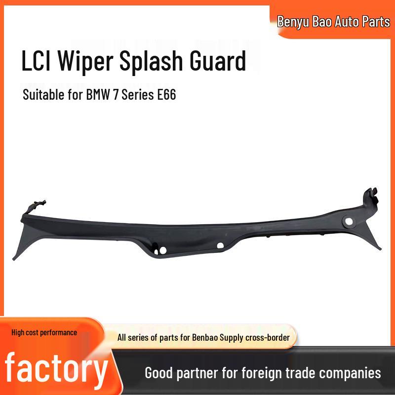 BMW 7 Series E66 LCI Wiper Water Deflector Rain Collector 51717065284
BMW 7 Series E66 LCI Wiper Water Deflector Rain Collector 51717065284