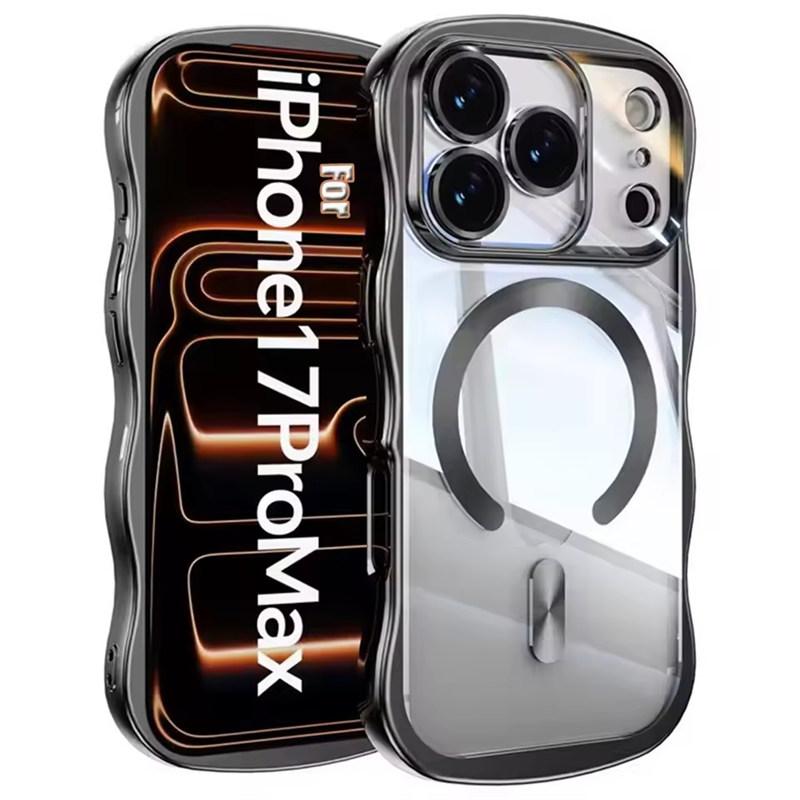 Luxury Plating Magnetic Phone Case For iPhone 17 16 15 14 13 Pro Max Air Simple Wave Design Wavy Frame Transparent Soft Cover iPhone 13 чорний
Luxury Plating Magnetic Phone Case For iPhone 17 16 15 14 13 Pro Max Air Simple Wave Design Wavy Frame Transparent Soft Cover iPhone 13 чорний