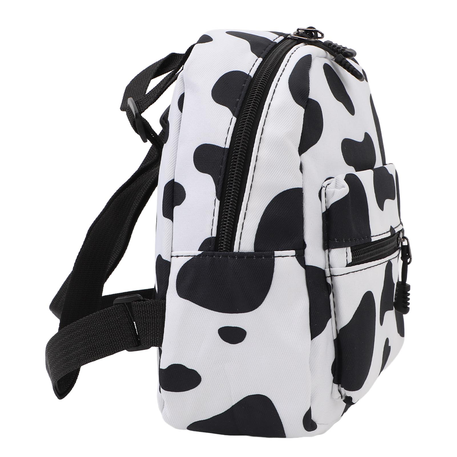 Mini Backpack Cute Sweet Fashionable Cow Pattern Multi Compartment Student Backpack for School Travel Shopping
Mini Backpack Cute Sweet Fashionable Cow Pattern Multi Compartment Student Backpack for School Travel Shopping