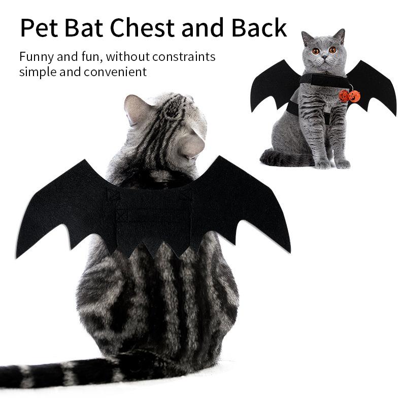 Fashion Cat Clothing Bat Wings Cat Dog Clothing Artificial Wings Pet Clothing Role-playing Prop Halloween Christmas Pet Supplies S
Fashion Cat Clothing Bat Wings Cat Dog Clothing Artificial Wings Pet Clothing Role-playing Prop Halloween Christmas Pet Supplies S