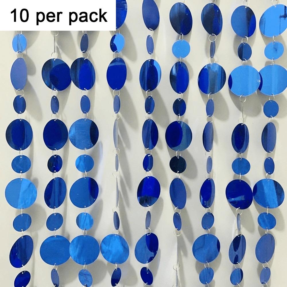 Round Sequin Shape Sequins Hanging Foil Curtains 100cm Length Plastic Material PVC Sequin Garland 10PCS Quantity синий
Round Sequin Shape Sequins Hanging Foil Curtains 100cm Length Plastic Material PVC Sequin Garland 10PCS Quantity синий