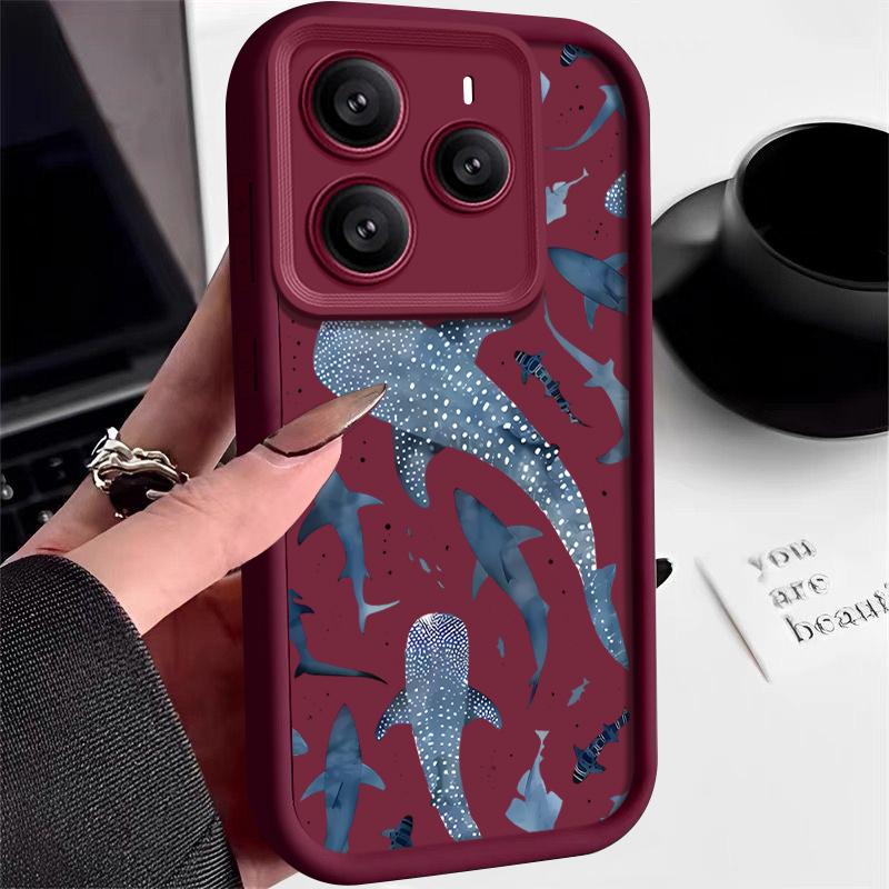 Чохол з кораловою морською черепахою та китом для Xiaomi Redmi Note 14 Pro 4G 5G Funda Redmi Note 13 Pro+ 5G 12 11 Ударостійкий силіконовий м який чохол Redmi Note 14 5G (Global)
Чохол з кораловою морською черепахою та китом для Xiaomi Redmi Note 14 Pro 4G 5G Funda Redmi Note 13 Pro+ 5G 12 11 Ударостійкий силіконовий м який чохол Redmi Note 14 5G (Global)