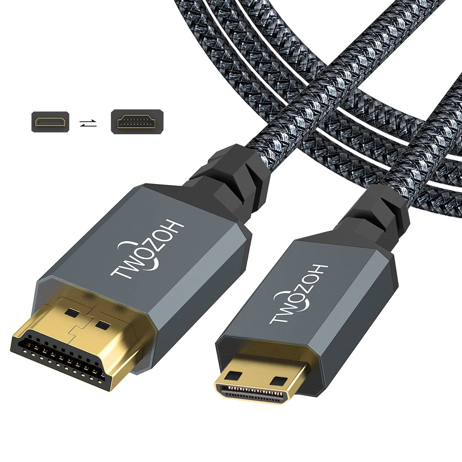 Кабель Mini HDMI-HDMI Twozoh 4K 60 Гц UHD Male-HDMI Male Conversion Cable Type C 0,3 м, кабель Mini-HDMI, HDMI (HDMI-мини)
Кабель Mini HDMI-HDMI Twozoh 4K 60 Гц UHD Male-HDMI Male Conversion Cable Type C 0,3 м, кабель Mini-HDMI, HDMI (HDMI-мини)
