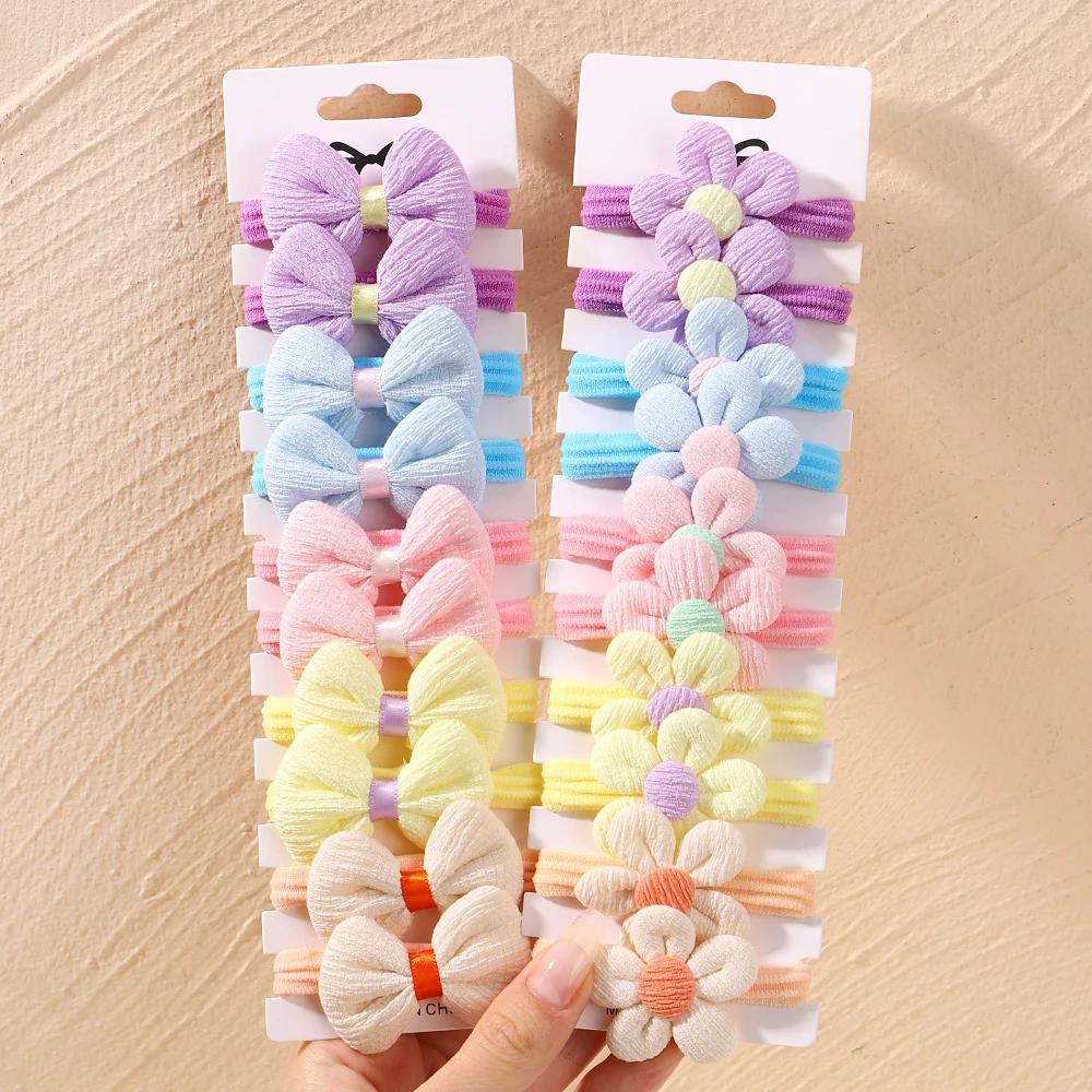 10pcs Cute Girls Nylon Flower Hair Ties Candy Elastic Bow Hair Bands Pigtails Hair Rope Rubber Hair Gum Scrunchies Accessories
10pcs Cute Girls Nylon Flower Hair Ties Candy Elastic Bow Hair Bands Pigtails Hair Rope Rubber Hair Gum Scrunchies Accessories