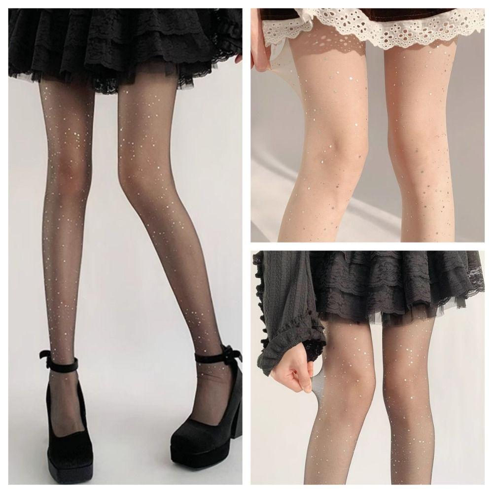 Ultrathin Transparent Tights Sparkling Shiny Pantyhose Women Sequin Silk Stockings Evening Party белый
Ultrathin Transparent Tights Sparkling Shiny Pantyhose Women Sequin Silk Stockings Evening Party белый