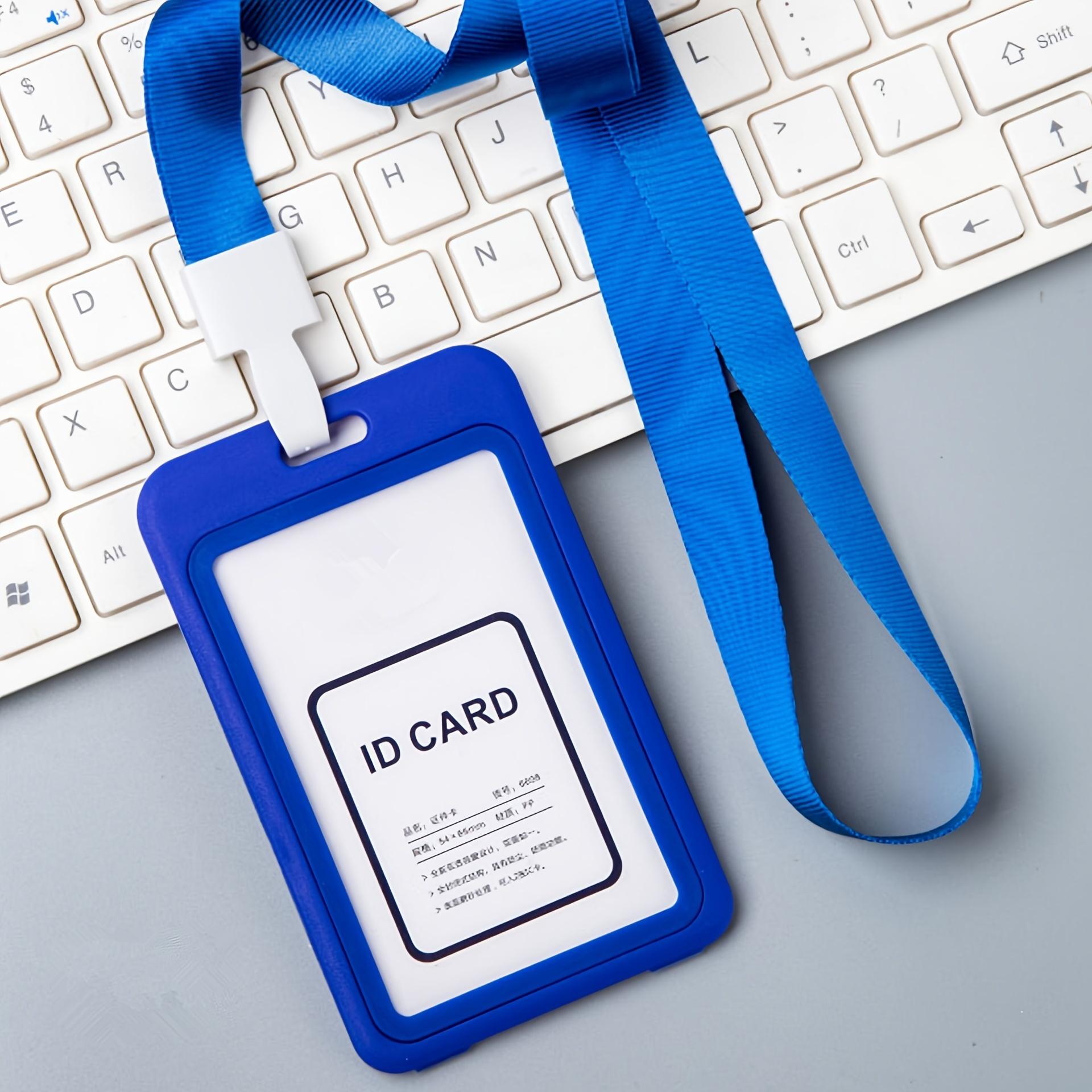 Round Arc Double-Sided Transparent ID Card Holder - Meal Card, Exhibition Work Card, Neck Hanging Pass Permit Holder Made of Durable PP Material - Eas
Round Arc Double-Sided Transparent ID Card Holder - Meal Card, Exhibition Work Card, Neck Hanging Pass Permit Holder Made of Durable PP Material - Eas