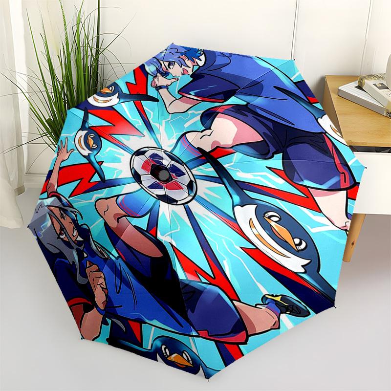 1pc Penguin Soccer Player Automatic Opening/Closing Outdoor Umbrella - Portable 3-Fold Design with 8-Bone Iron Frame, Outdoor for Fans, Travelers
1pc Penguin Soccer Player Automatic Opening/Closing Outdoor Umbrella - Portable 3-Fold Design with 8-Bone Iron Frame, Outdoor for Fans, Travelers