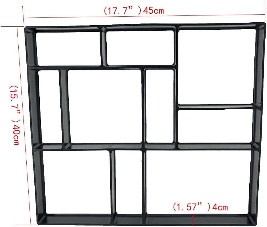 Paving Pavement Mold Concrete Stepping Stone Path Mold Patio Maker United States
Paving Pavement Mold Concrete Stepping Stone Path Mold Patio Maker United States