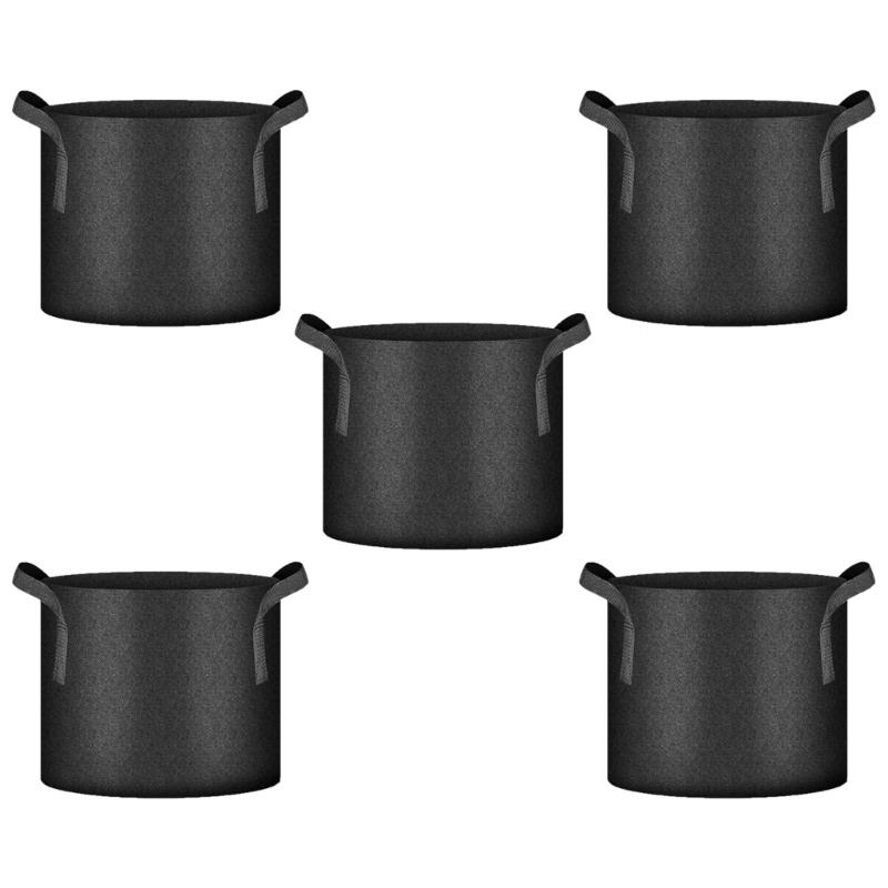 5Pcs Tomato Tub Fabric Plant Bag Potato Bag with Handle Reusable Plant Bag for Growing Potatoes Tomatoes Vegetables 5 Gallons
5Pcs Tomato Tub Fabric Plant Bag Potato Bag with Handle Reusable Plant Bag for Growing Potatoes Tomatoes Vegetables 5 Gallons