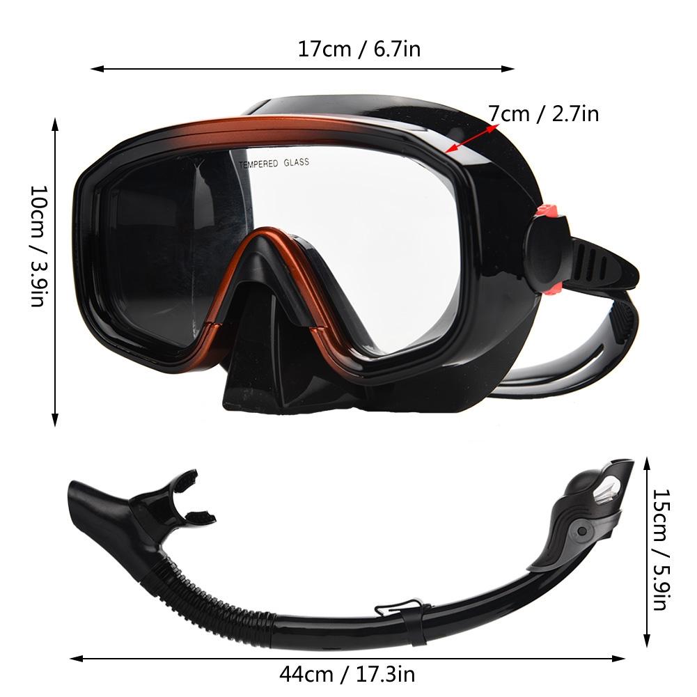 YonSub Diving Goggles Snorkeling Scuba Underwater Swimming Glasses Snorkel Set
YonSub Diving Goggles Snorkeling Scuba Underwater Swimming Glasses Snorkel Set