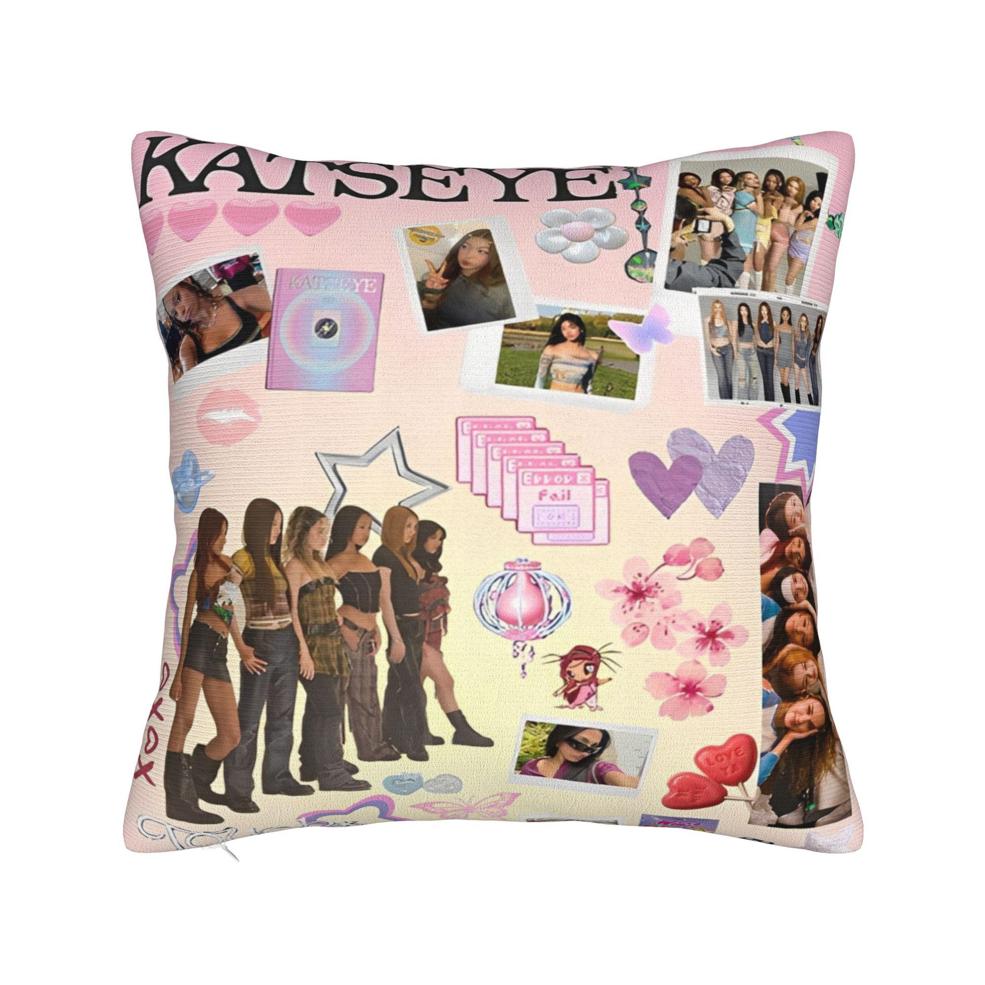 Decorative Pillow Cover Katseye Merch Seater Throw Pillow Case Cover Square Multi-Size 12x12Inch
Decorative Pillow Cover Katseye Merch Seater Throw Pillow Case Cover Square Multi-Size 12x12Inch