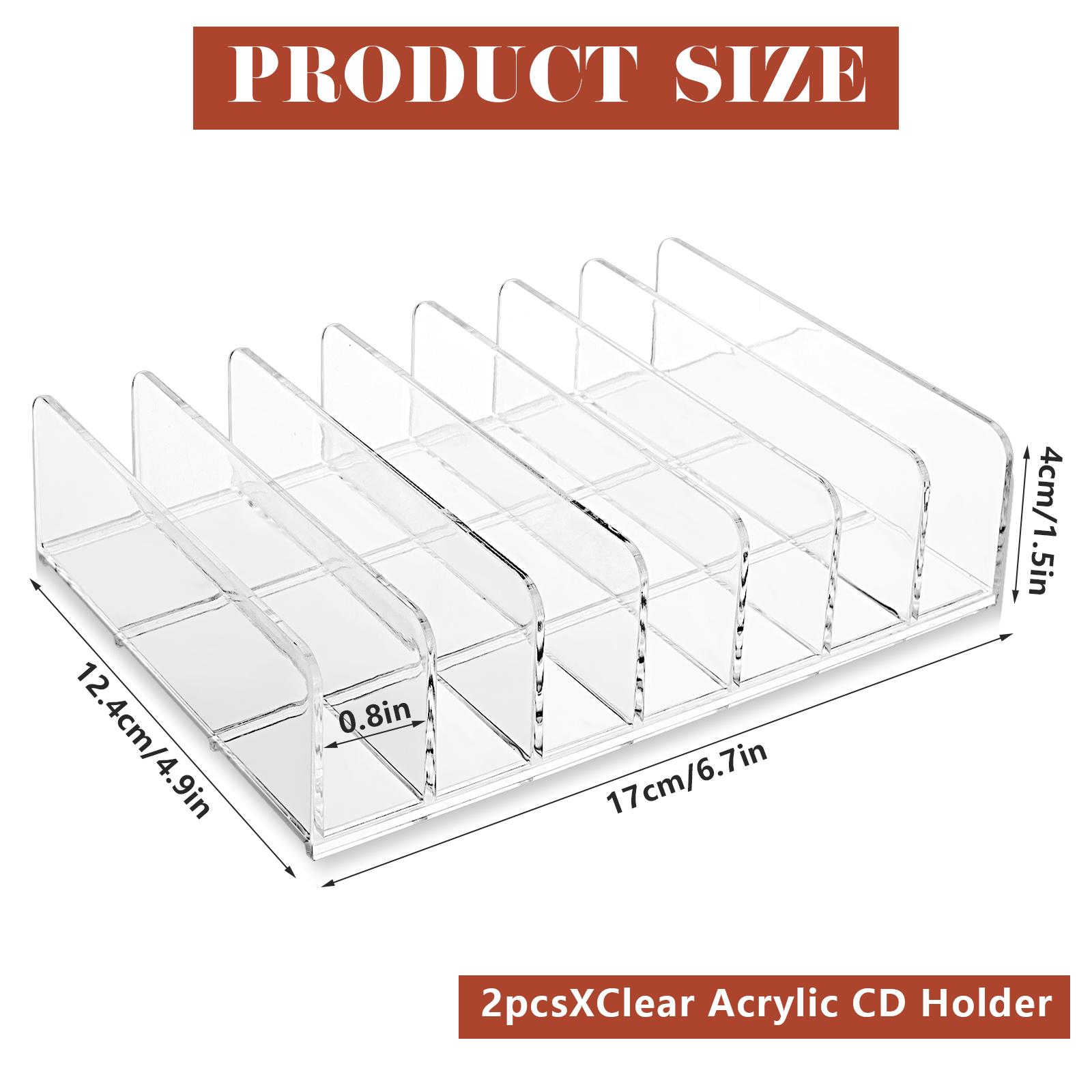 2 шт. Прозрачный акриловый держатель для CD, стойка для DVD, подставка-органайзер для хранения виниловых пластинок, 7 слотов, коробка-лоток для хранения CD для медиа-полки белый
2 шт. Прозрачный акриловый держатель для CD, стойка для DVD, подставка-органайзер для хранения виниловых пластинок, 7 слотов, коробка-лоток для хранения CD для медиа-полки белый