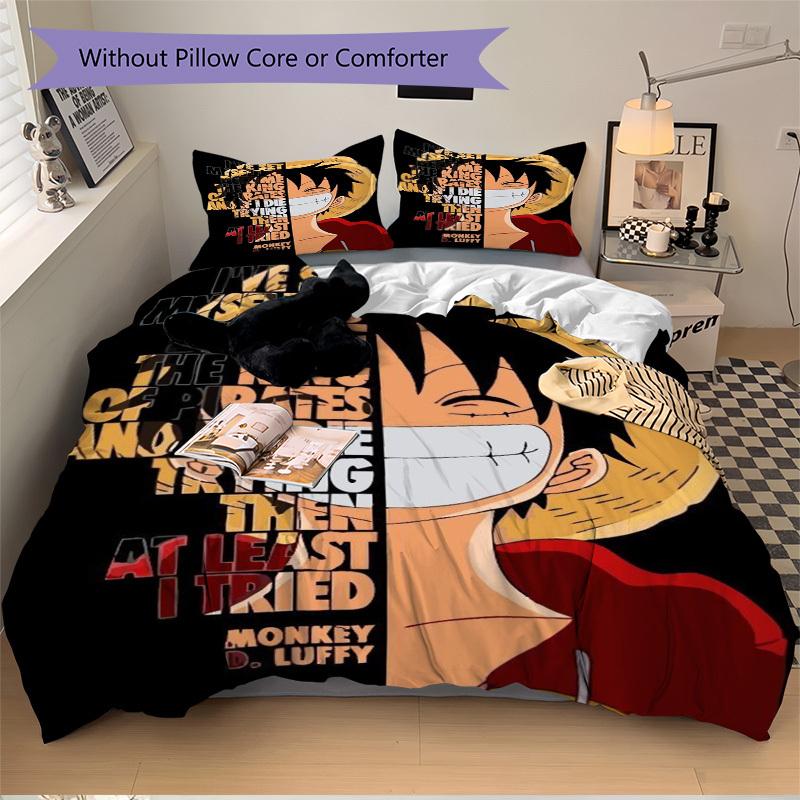 3pcs One Piece, Monkey D. Luffy Duvet Cover Set for Bedroom - Includes 1 Duvet Cover and 2 Pillowcases (Core Not Included) yy251015207 135x200cm
3pcs One Piece, Monkey D. Luffy Duvet Cover Set for Bedroom - Includes 1 Duvet Cover and 2 Pillowcases (Core Not Included) yy251015207 135x200cm