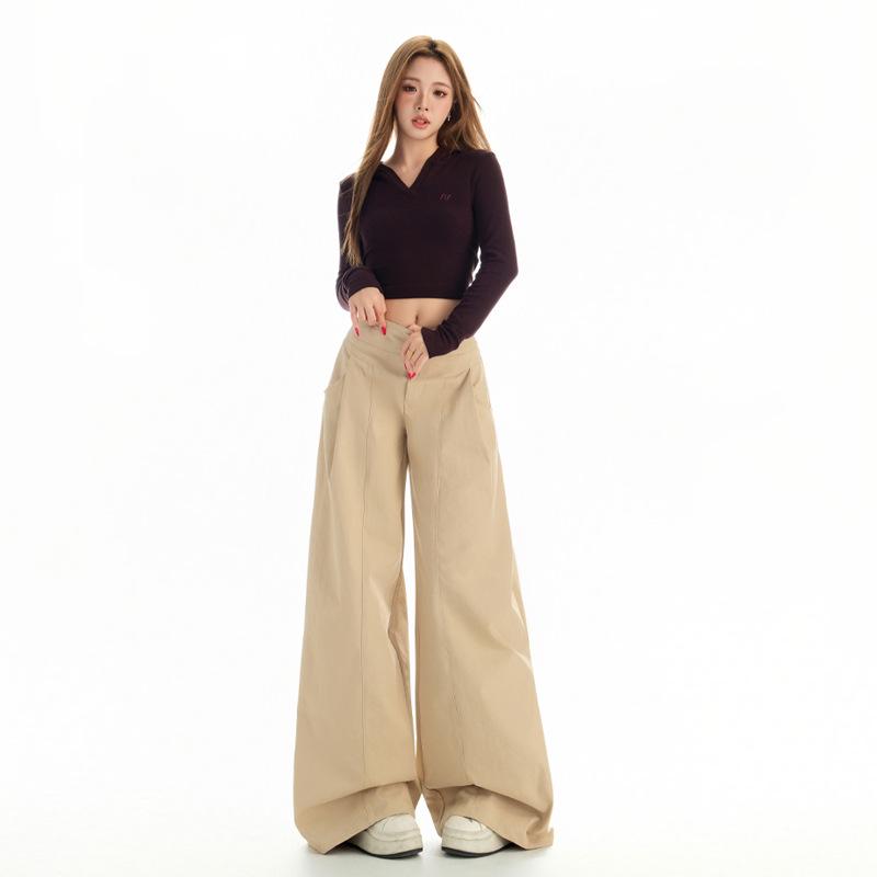 2025 Women s Autumn Khaki Wide-Leg Casual Drapey Floor-Length Pants M
2025 Women s Autumn Khaki Wide-Leg Casual Drapey Floor-Length Pants M