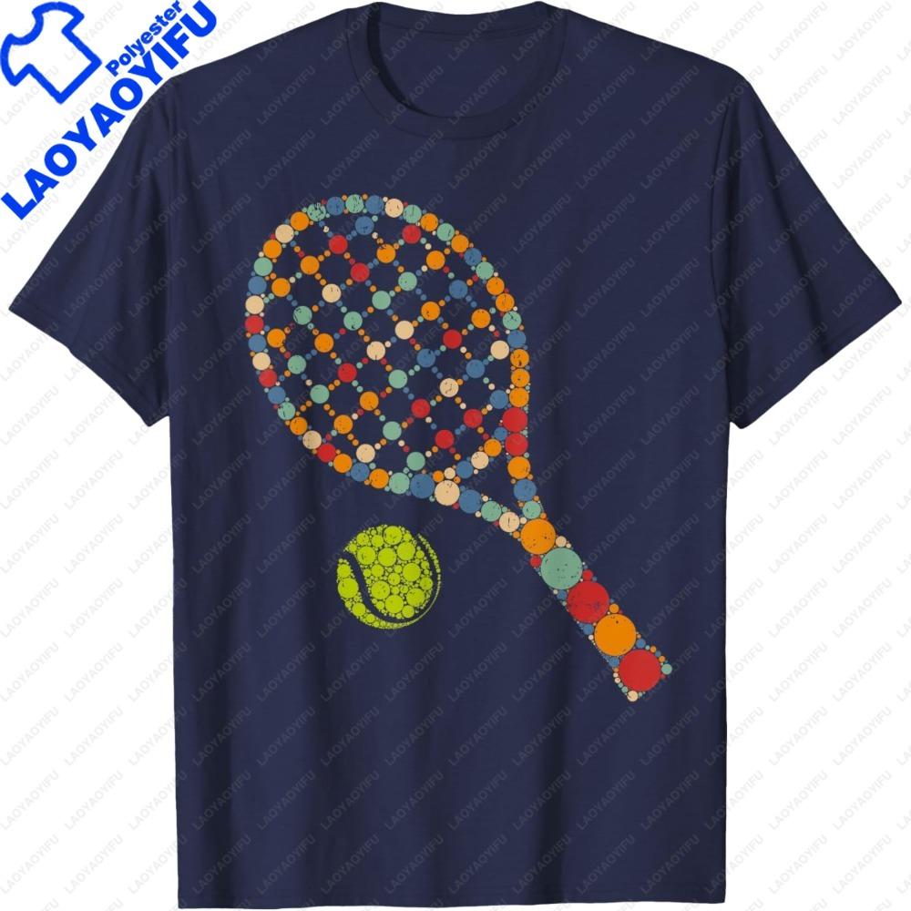 Retro Tennis Player Ball with Polka Dots Happy Dot Day Boy TShirt Women Summer Tees Outdoor Sports Enthusiasts Clothes S
Retro Tennis Player Ball with Polka Dots Happy Dot Day Boy TShirt Women Summer Tees Outdoor Sports Enthusiasts Clothes S