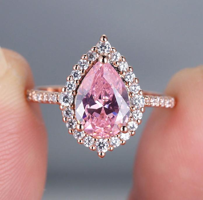 Wish Luxury Rose Gold Diamond Ring Niche Light Luxury Elegance no. 10
Wish Luxury Rose Gold Diamond Ring Niche Light Luxury Elegance no. 10