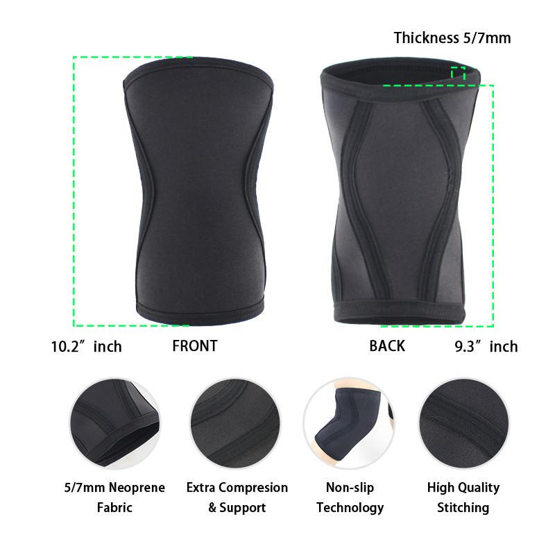 1PC Knee Brace Knee Compression Sleeve Breathable 7mm Thicked Shock-proof Knee Brace for Men & Women//Black S
1PC Knee Brace Knee Compression Sleeve Breathable 7mm Thicked Shock-proof Knee Brace for Men & Women//Black S
