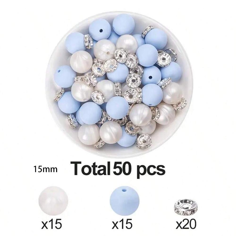 50/100PCS mixed silicone beads, 12mm/15mm DIY craft beads, suitable for keychains, bracelets, necklaces, and jewelry making
50/100PCS mixed silicone beads, 12mm/15mm DIY craft beads, suitable for keychains, bracelets, necklaces, and jewelry making