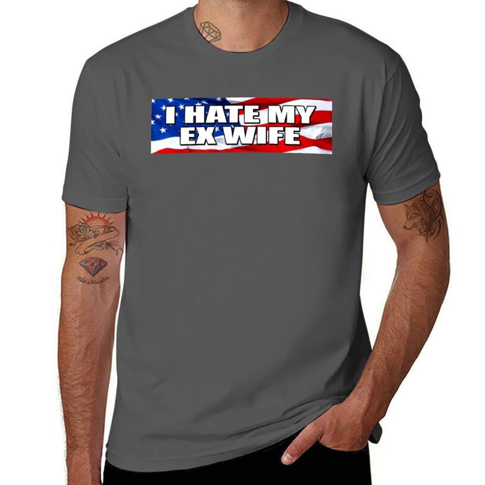 I HATE MY EX WIFE - Bumper T-Shirt man tshirt man t shirts graphic t shirts for man graphic funny T-Shirt 4XL
I HATE MY EX WIFE - Bumper T-Shirt man tshirt man t shirts graphic t shirts for man graphic funny T-Shirt 4XL