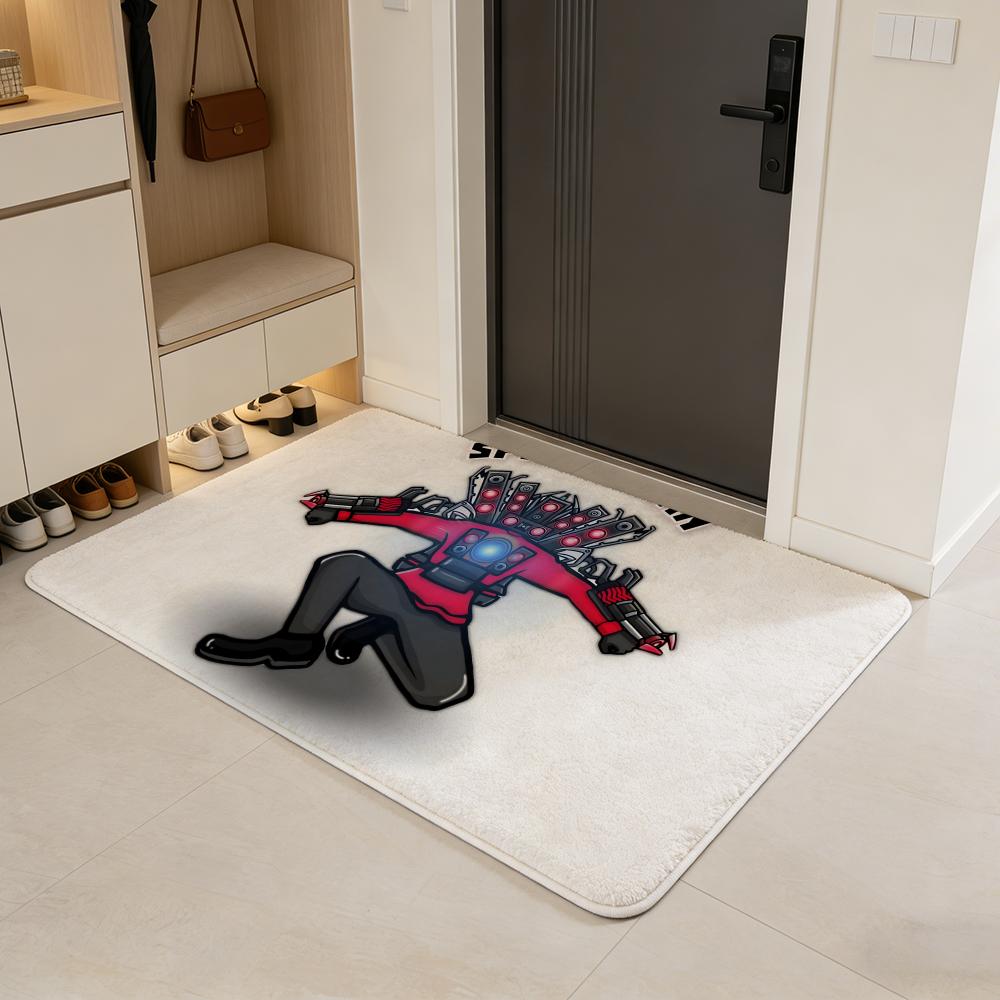meme S-Skibidi Toilet Floor Mat Flannel Door Mat Non-Slip Absorbent Washable Indoor Home Rug 40x60cm
meme S-Skibidi Toilet Floor Mat Flannel Door Mat Non-Slip Absorbent Washable Indoor Home Rug 40x60cm