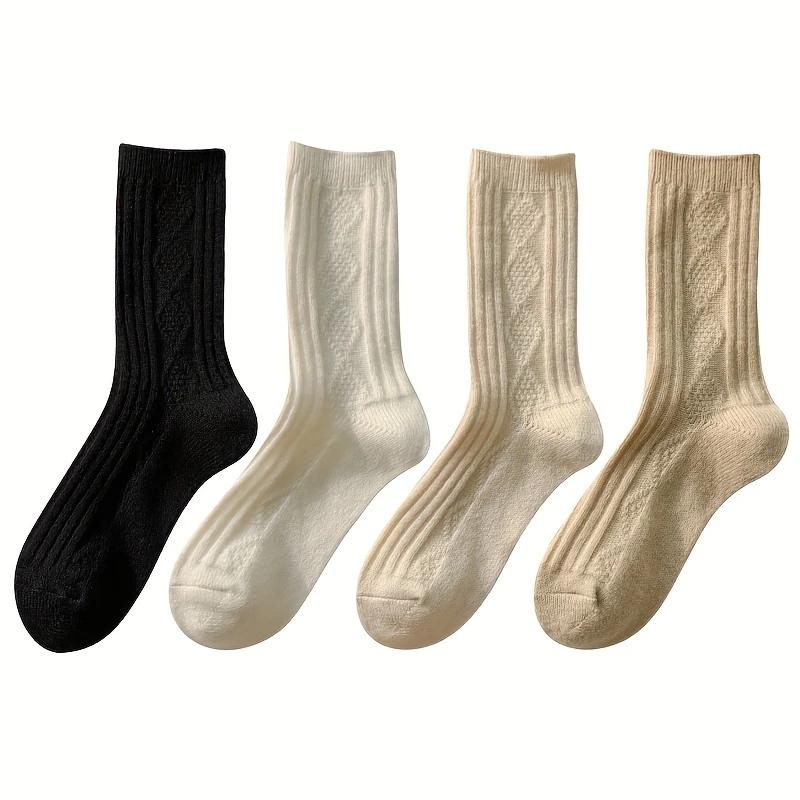 4 пары носков с узором «Аргайл», удобные и теплые носки средней длины, женские чулки и чулочно-носочные изделия
4 пары носков с узором «Аргайл», удобные и теплые носки средней длины, женские чулки и чулочно-носочные изделия