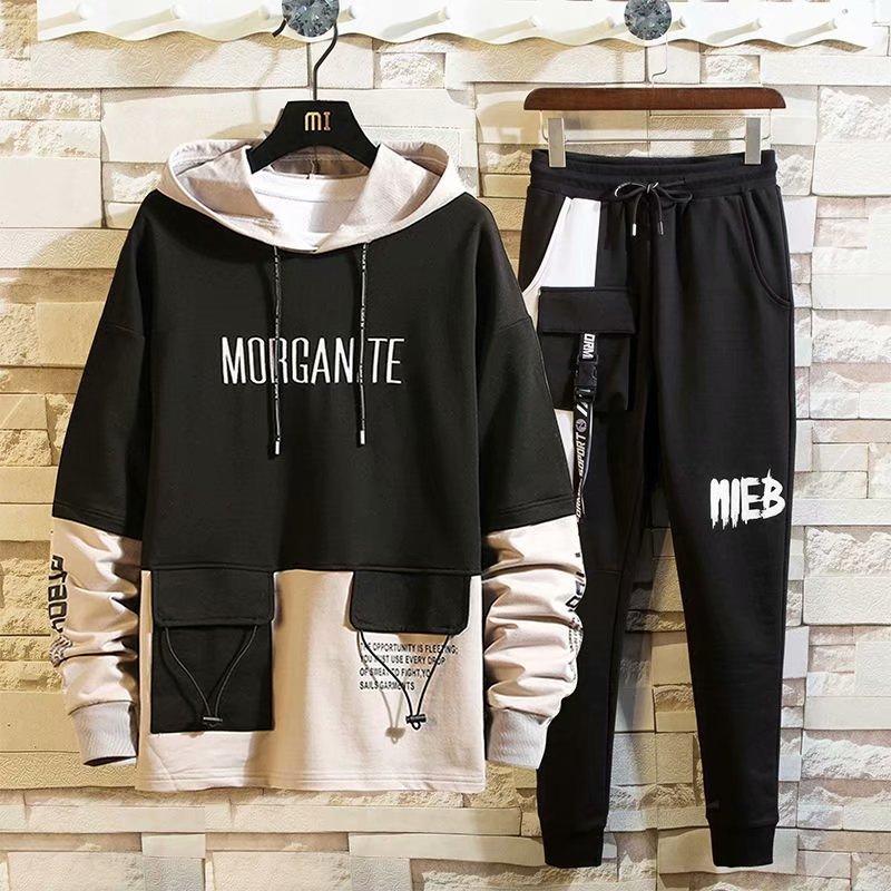 Весенние мужские толстовки и спортивные штаны, комплект из двух предметов, толстовка в уличном стиле, брюки-карго XXL чёрный
Весенние мужские толстовки и спортивные штаны, комплект из двух предметов, толстовка в уличном стиле, брюки-карго XXL чёрный