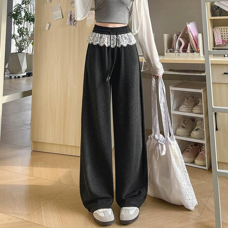 Korean High-Waisted Glutinous Rice Wide-Leg Polka Dot Lace Pants for Petite Women XL (116-125 Jin)
Korean High-Waisted Glutinous Rice Wide-Leg Polka Dot Lace Pants for Petite Women XL (116-125 Jin)